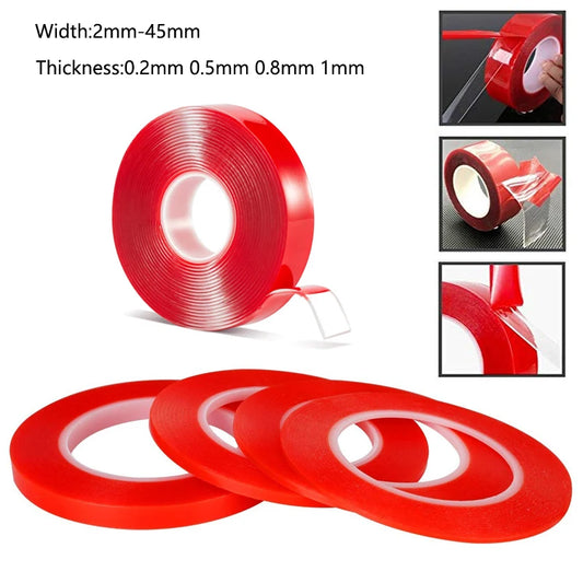 Transparent Double-Sided Acrylic Foam Tape – 0.2/0.5/0.8/1mm