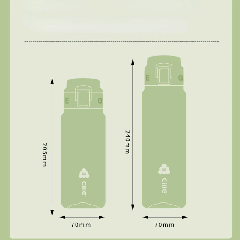 Tritan Sport Water Bottle – BPA-Free, 550ml & 680ml