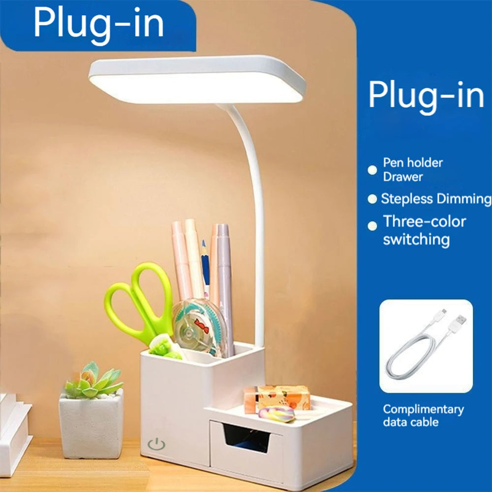 Touch LED Desk Lamp – Dimmable & Foldable