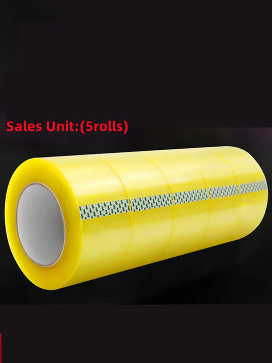 Heavy Duty Clear Packing Tape – 5 Rolls (48mm × 36m)